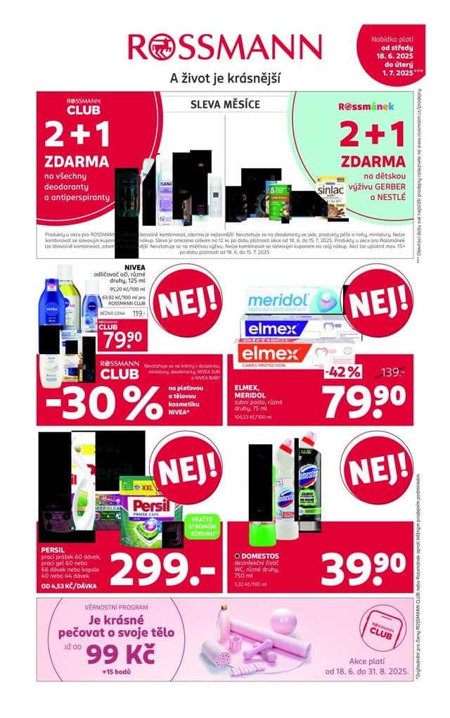 Rossmann drogerie leták 31.3. - 13.4.